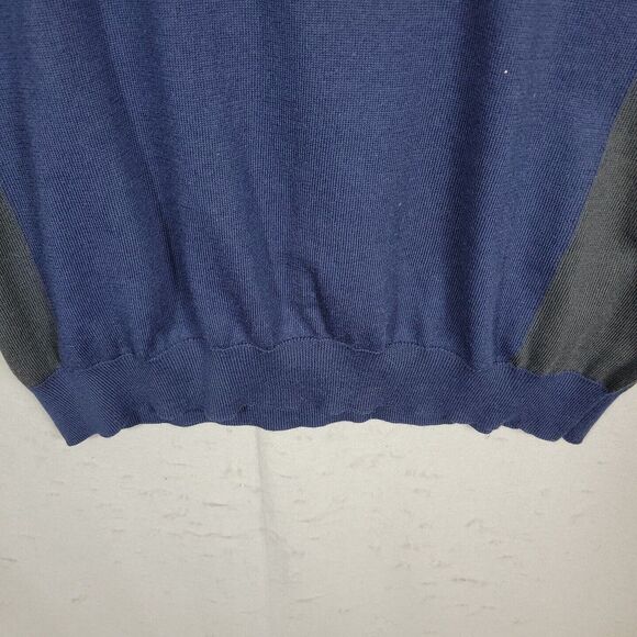 Kenneth Cole AWEAR-TECH Sweater Blue Green Long Sleeve Pullover Size XL Slim Fit - Picture 4 of 14